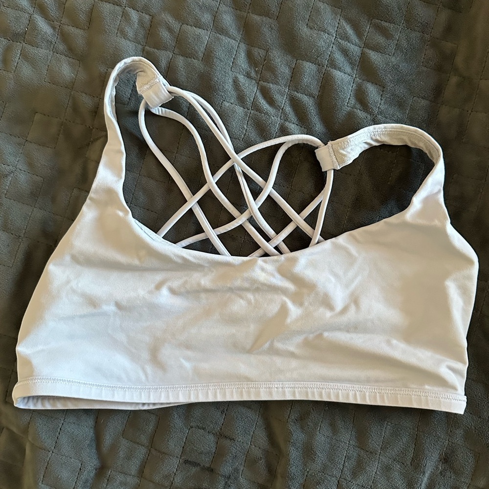 Lululemon Pastel Blue Free to be Wild Bra